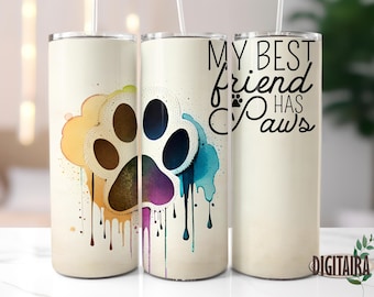 Dog Mom Quote 20oz Skinny Tumbler Sublimation Designs,Instant Digital Download PNG, Tumbler Template Straight and Tapered,Dog Mom Tumbler