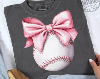 Baseball png, Coquette Baseball PNG Coquette Bow PNG, Preppy baseball png, baseball mama png, retro mama png fiocco rosa png, estetico png