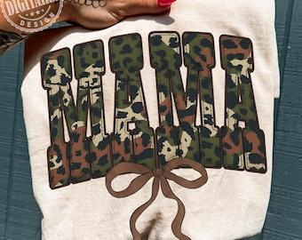 Polowanie Mama Camo Western Vintage PNG, Retro Polowanie Żona Zdenerwowany Kowboj Uniwersytecki, Kamuflaż Kratka Sublimacja, Sezon Kamuflaż Lampart
