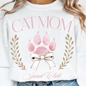 Cat Mom png,Cat Mom Social Club Png,Cat Mama,Cat Mom Vibes,Fur Mama png,Mothers day png,Social Club Png,Mom png,Coquette png,Aesthetic png
