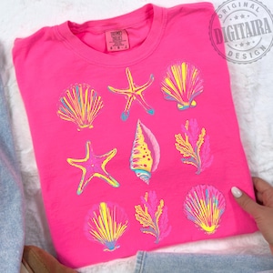 Seashell Clam Summer Png, Summer Vibes Png, Preppy Summer Png, Summer Beach Png, Wildflower Summer Design, Summer Vacation Png