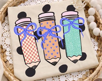 Pencil Doole Fall Teacher Mom PNG, Teaching, back to school, elementary and high school, Handdrwan pencil png,matching teacher shirts