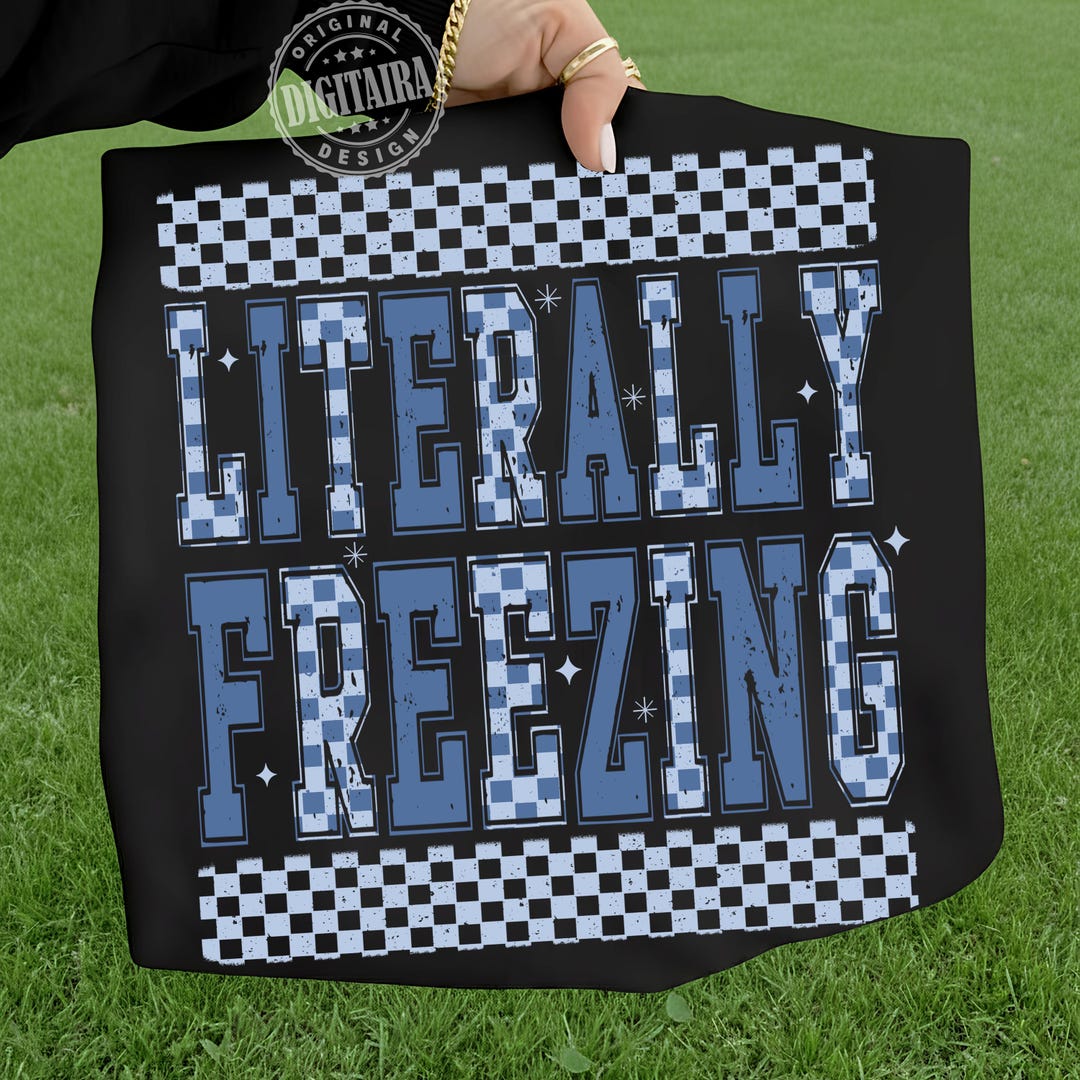 Retro Literally Freezing Png, Cozy Frozen Winter Png, Hello Winter Png ...