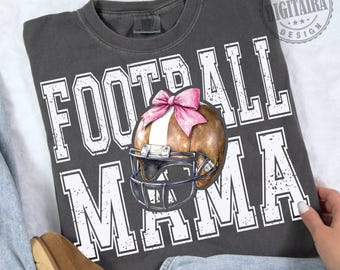 Football Mama PNG, Football png,Retro Mama PNG, Game Day Sublimation Design,coquette football png,  Sport Mama Digital Download Shirt PNG