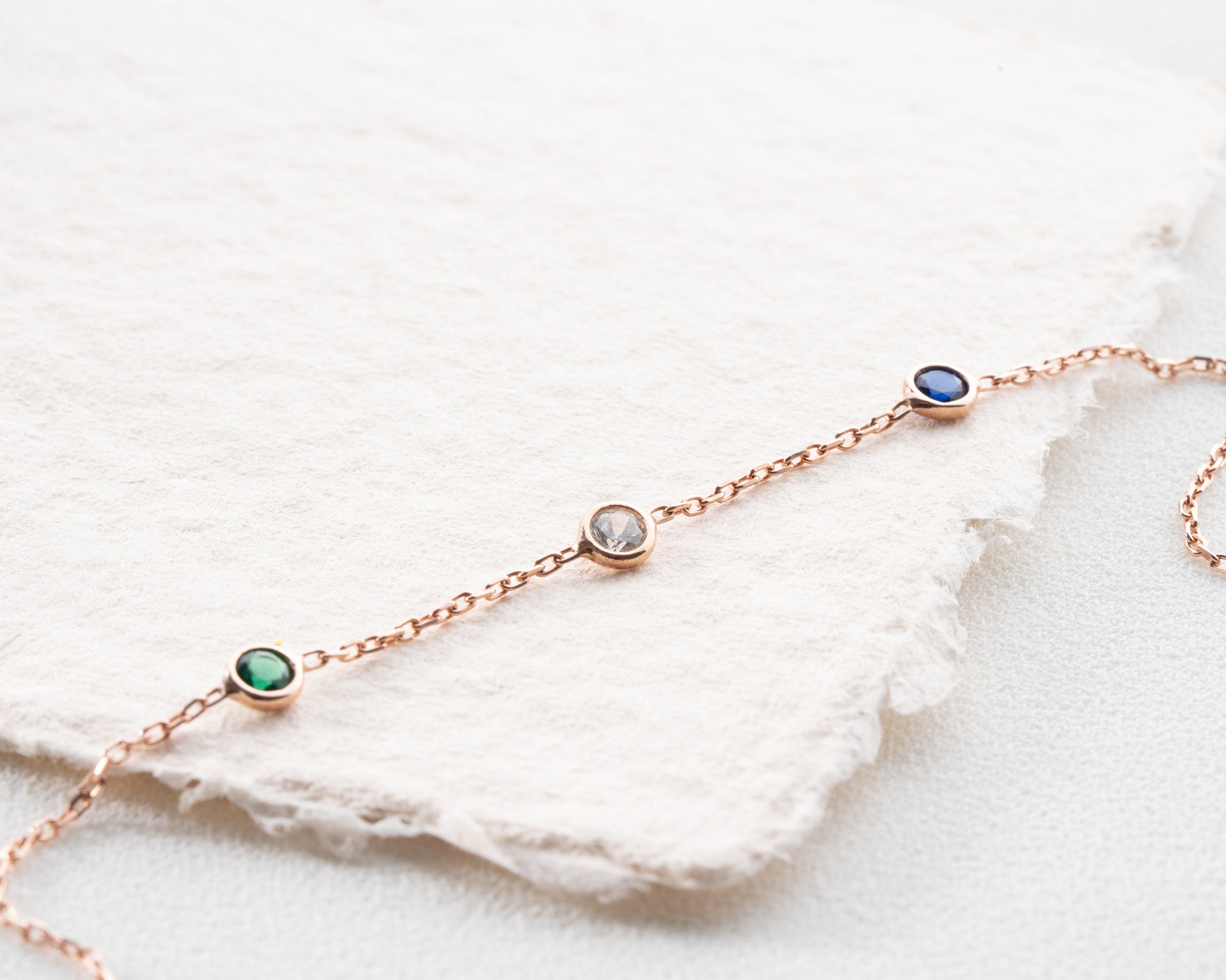 Birthstone Bracelet for Mom, Family Birthstone Bracelet, Birthstone