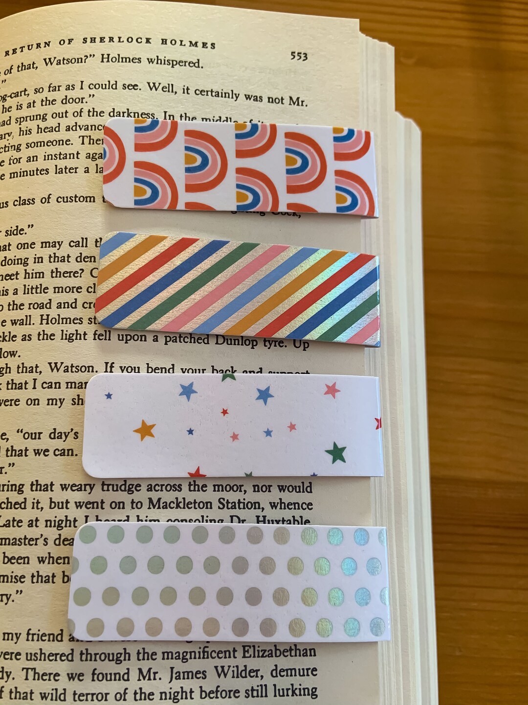 Magnetic Bookmarks - Rainbow Stripes - Etsy