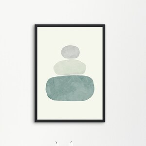 Minimalist Abstract Rocks Art, Contemporary Art, Modern Painting, Abstract Digital Art, Download Abstract Art , Rocks Download Art