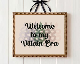 Villain Era Art Print, Snakes, Boho Wall Decor (Digital Download)
