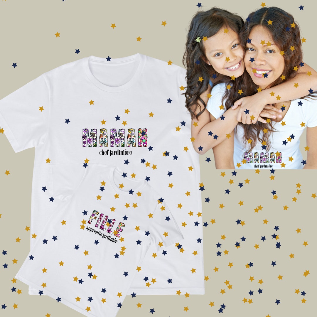 Matching T Shirts Mum and Me, Mother Daughter Tshirts, Combo Apparel