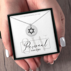 Star Of David Necklace, Silver Magen David, Jewish Star Necklace, Star Of David Charm, Meaningful Jewish Necklace