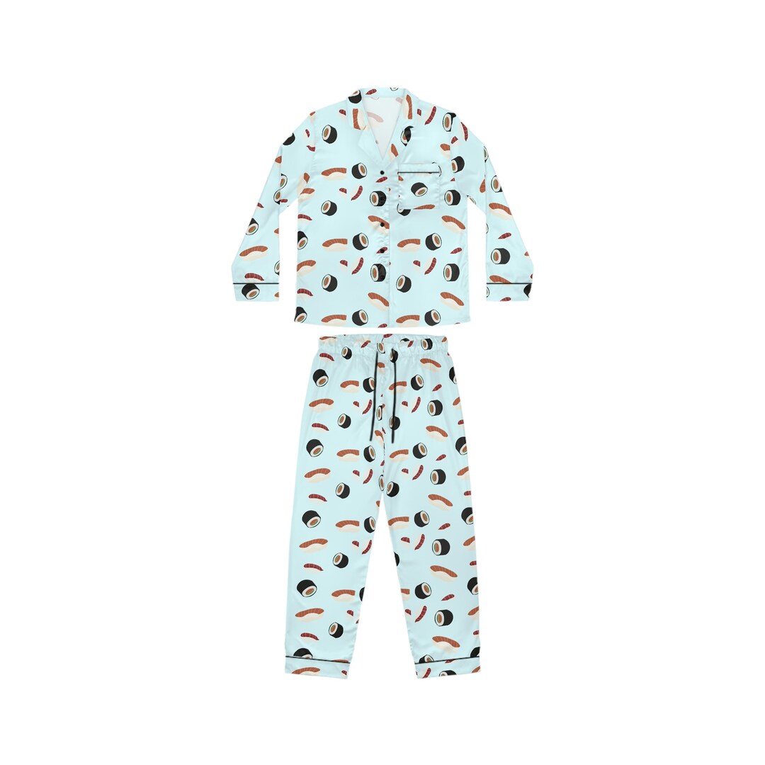 Satin Sushi Pajamas Etsy