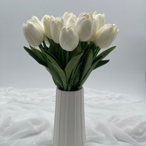 10 künstliche Tulpen, Kunstblumen, Tulpen, Dekoration, Tischdekoration, künstliche Blumen Bild 3