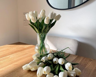 10 tulipani artificiali fiori artificiali decorazione dei tulipani decorazione della tavola fiori artificiali