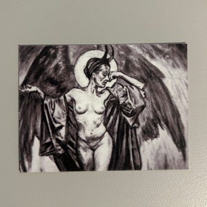 Demon Angel Lady Sticker
