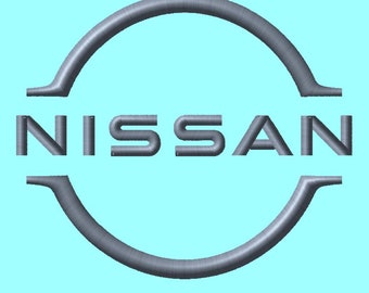 Nissan Car Logo Embroidery Design (3in) (Digital Download)