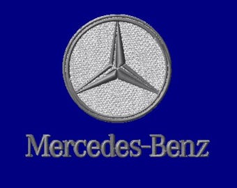 MERCEDES-BENZ 5IN Car Logo | Digitized Embroidery Design in dst dsb exp pes jef sew xxx hus u?? vp3 File Format