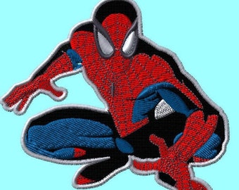 Spiderman Embroidery Design: Machine File (DST, PES, JEF, VP3) (Digital Download)