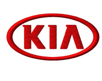 K-I-A 3IN Car Logo | Digitized Embroidery Design in dst dsb pes jef sew xxx hus u?? vp3 File Format