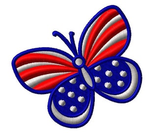 American Butterfly DIGITIZED EMBROIDERY DESIGN in dst xxx sew jef dsb vp3 File Format