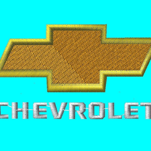 CHEVROLET Car Logo | Digitized Embroidery Design in dst dsb pes jef sew xxx hus u?? vp3 File Format