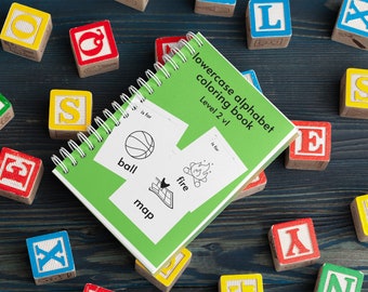 Level 2- Alphabet coloring 26 week lesson plan- 2y+ -crayons included