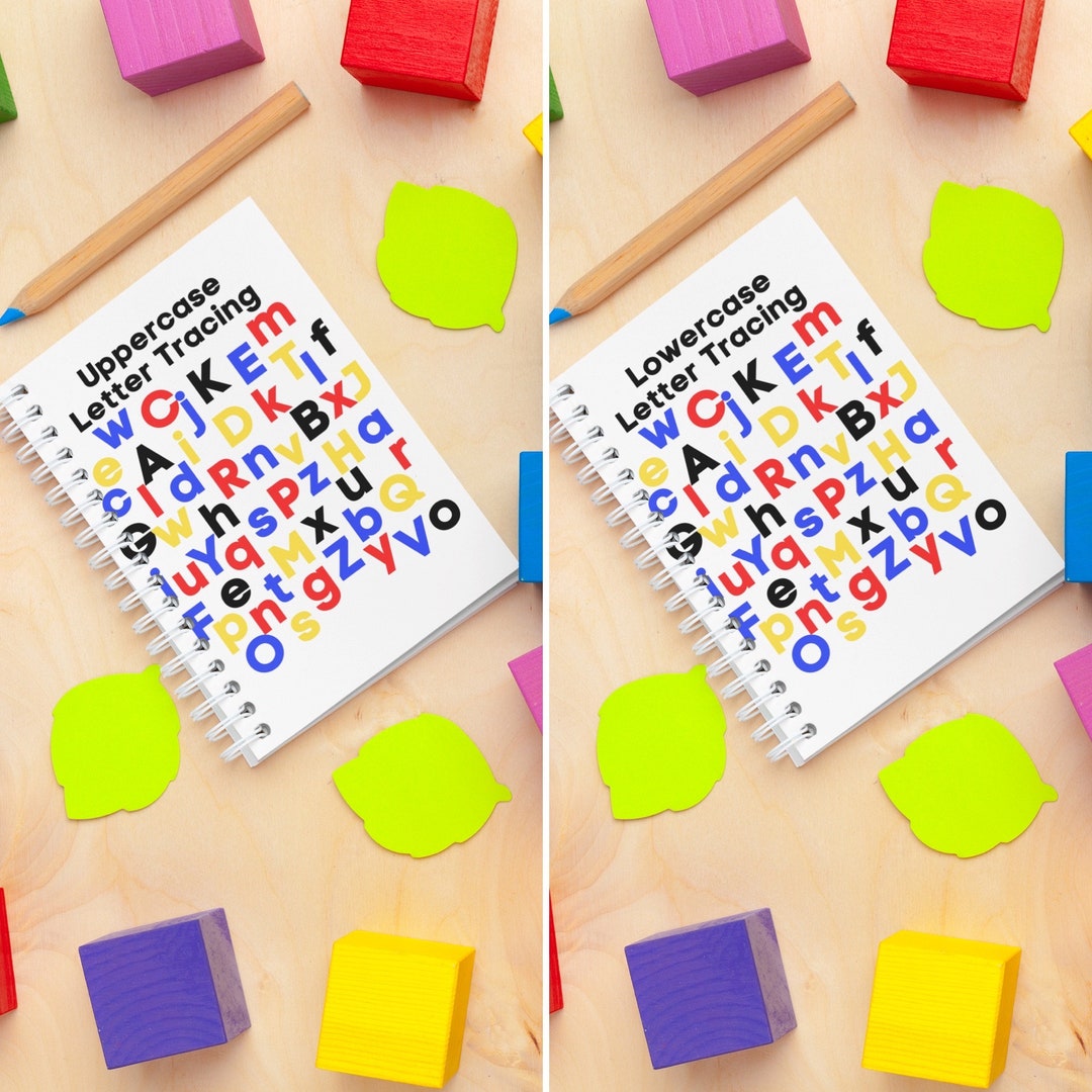 Dry Erase Letter Tracing Notebook: Uppercase & Lowercase - Age 3+ - Etsy