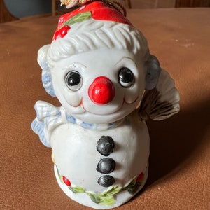 1950s Snowman Figure Christmas Holidays Ornament Made in Taiwan