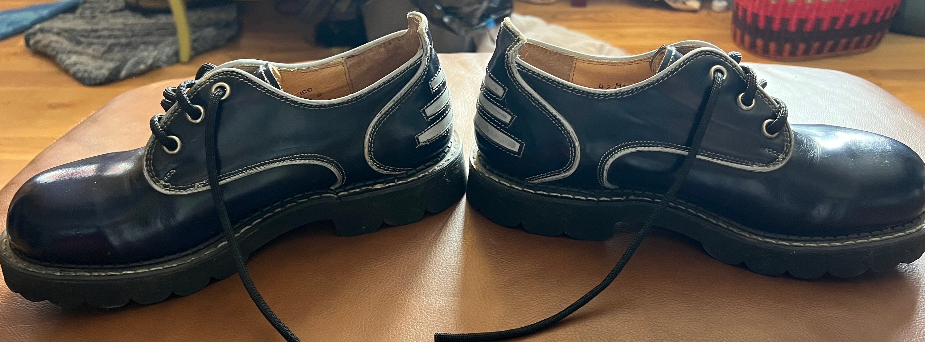 Vintage John Fluevog Safetyvogs Womens Shoes US Size 7 UK