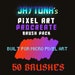 Pixel Art Procreate Brush Pack Etsy