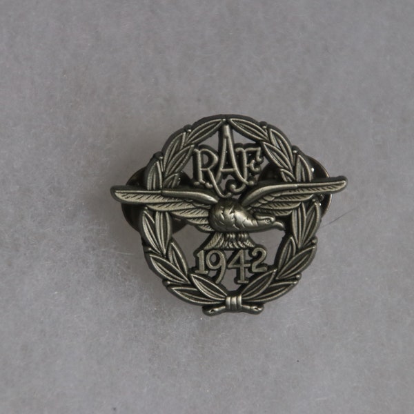 Insigne à épingle 1942 Motif Royal Air Force RAF Eagle Squadron US Pilots