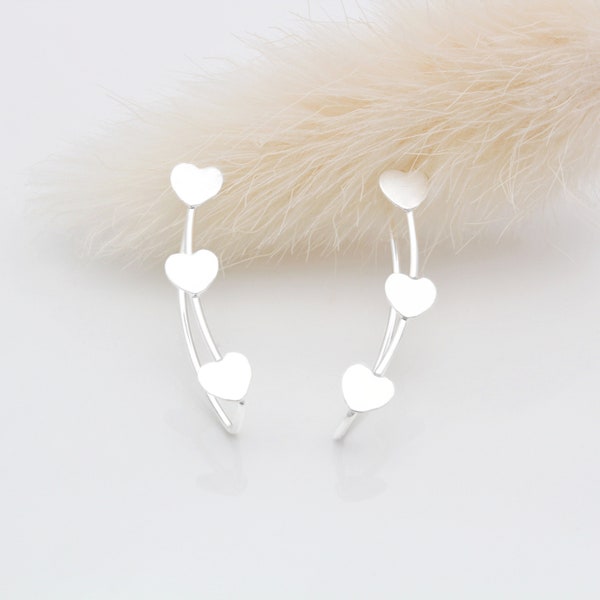 ES Deep Rooted Love Ear Climber Earrings