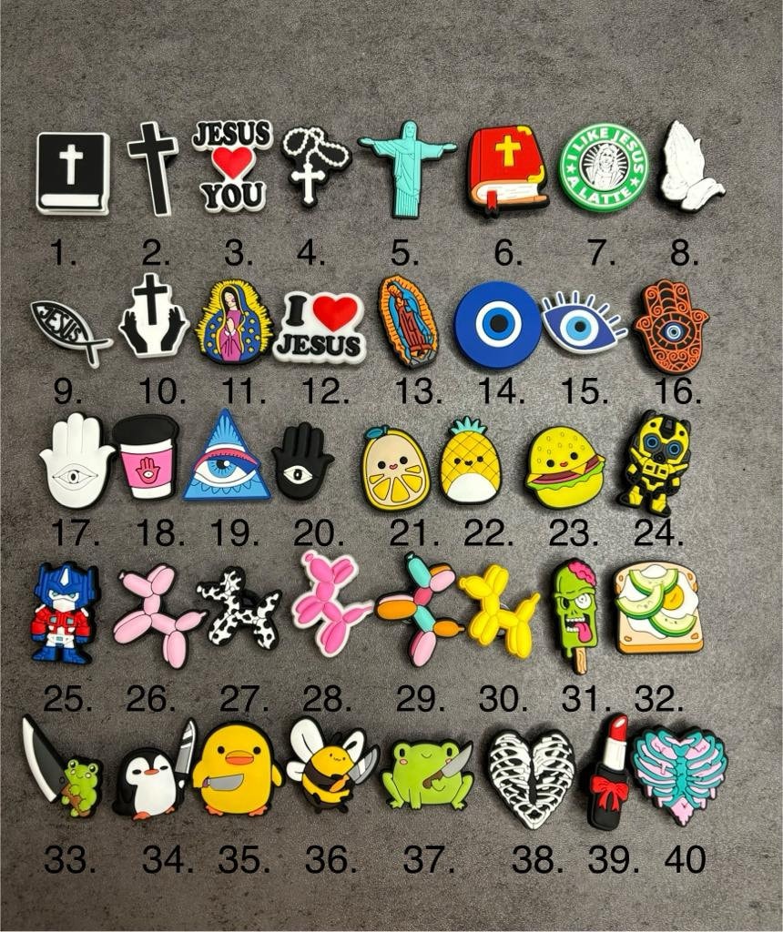 Kiss Crocs Jibbitz UK