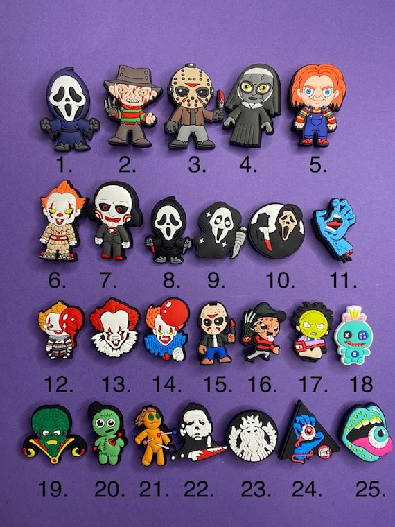 Croc Shoe Charms Movie Killers Horror Story, Ghostface  display picture 3