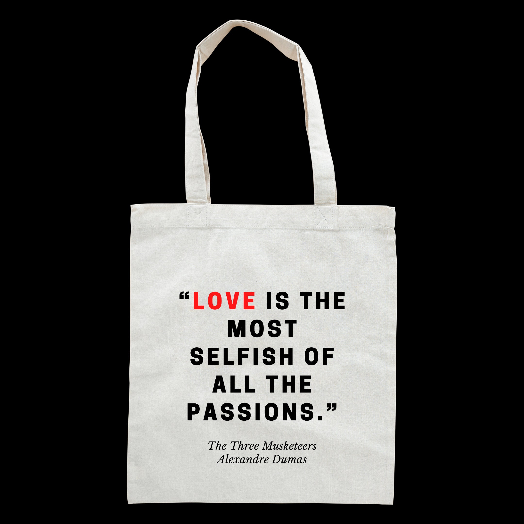 The Three Musketeers Quote Canvas Tote Bag Book Quotes - Etsy The Three Musketeers Quote Canvas Tote Bag Book Quotes - Etsy
