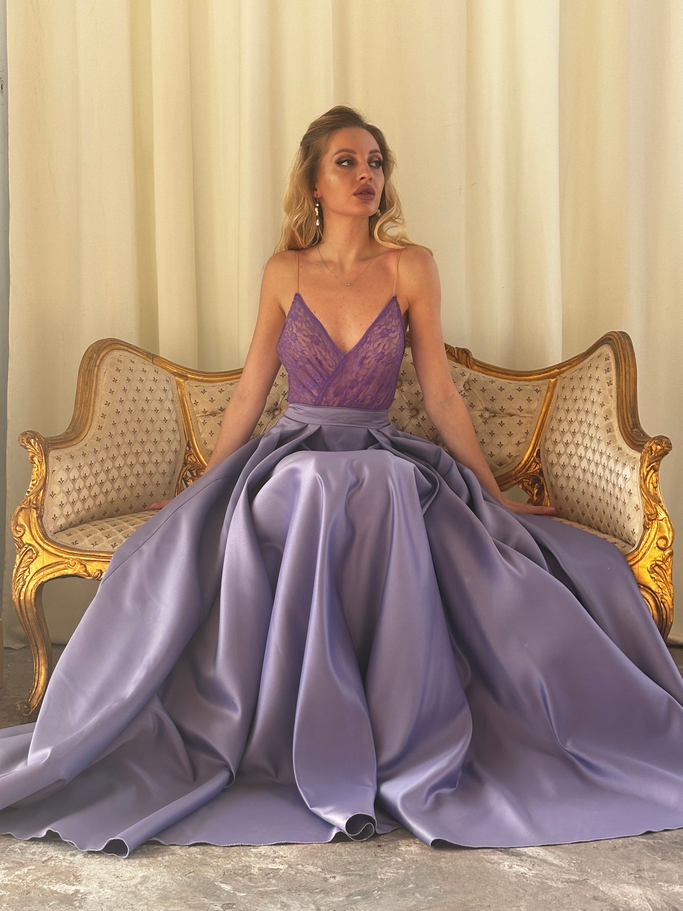 Modern Evening Gown Etsy Canada