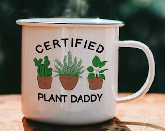 Plant Daddy Mug, Plant Dad Gift, Certified Plant Daddy, Father’s Day Gift for Plant Lovers, Plant Owners Gift for Him