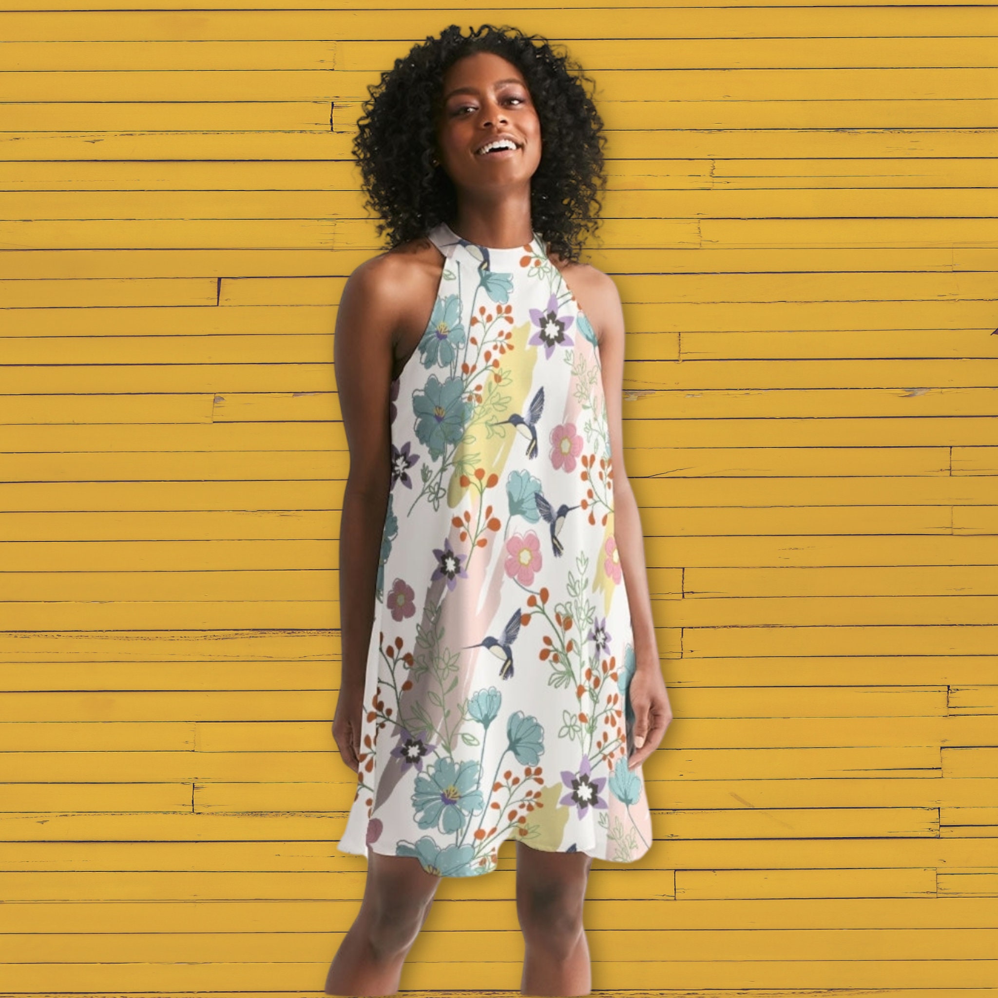 Hummingbird Dress - Etsy