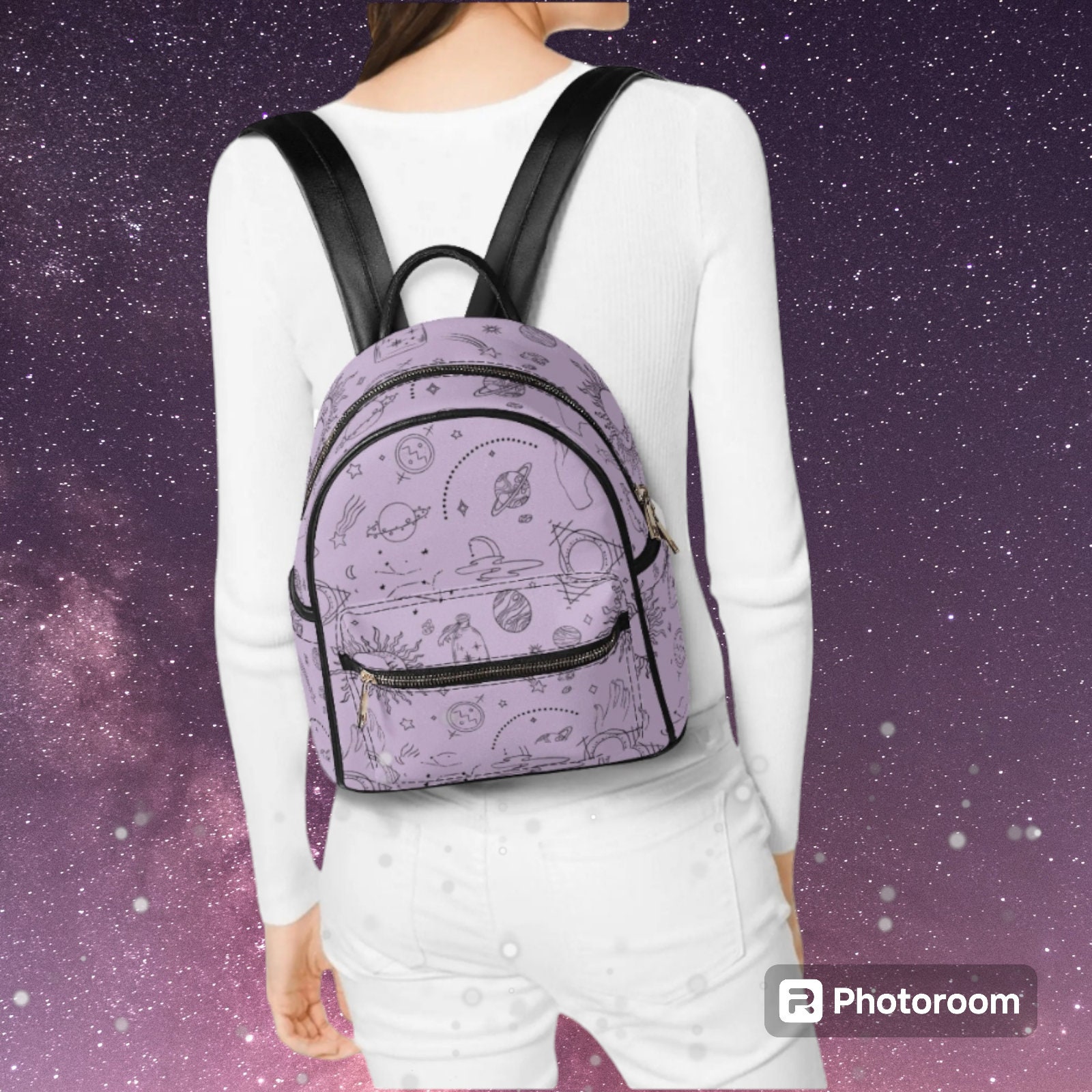 Purple Mini Backpack Etsy Canada