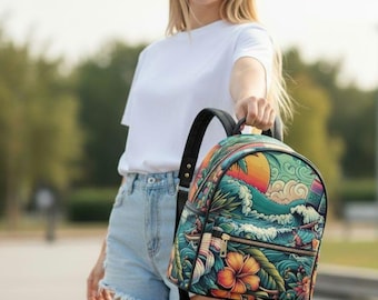 hawaiian print mini backpacks Coach Court Backpack With – Club de Mode and its OS size provides ample space for your essentials Hawaiian Mini Backpack: Tropical Floral