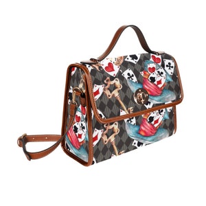 Alice in Wonderland Satchel: Steampunk Style Crossbody Bag