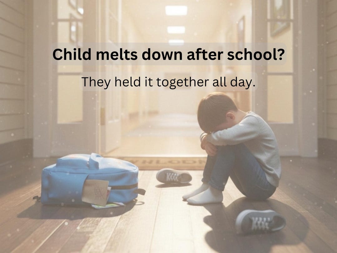 After School Meltdown Reset Tool: Overstimulated Child Calm Down System ...