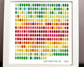 Tiny Temperature Popsicles Cross Stitch Pattern