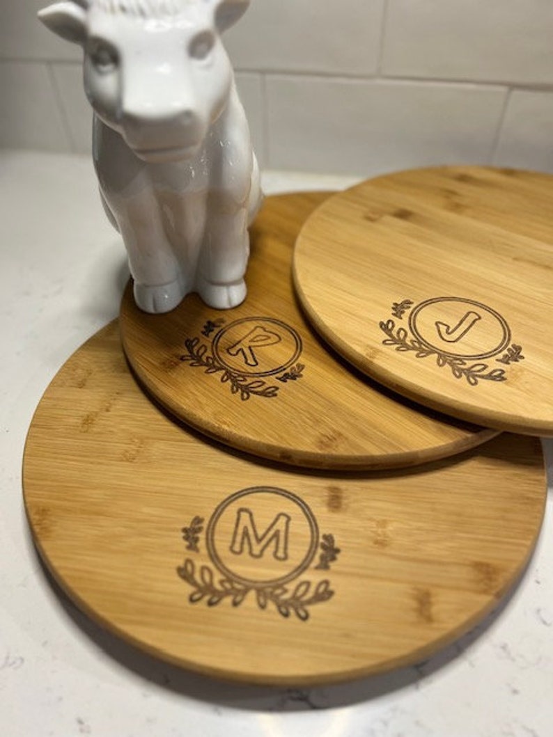 Lazy Susan Custom Monogram Etsy