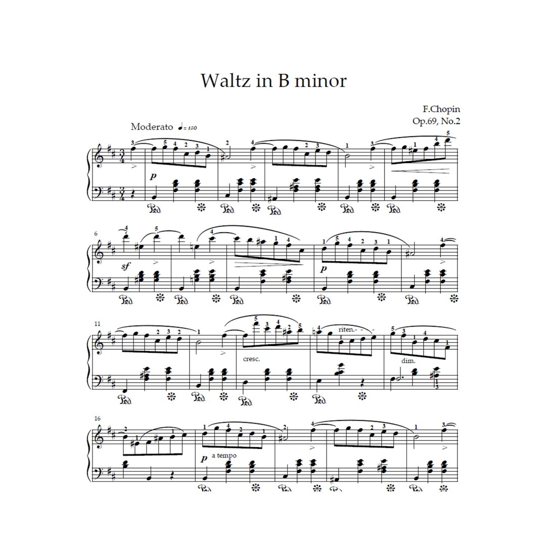 Chopin Waltz In B Minor Op 69 No 2 Digital Sheet Music PDF Etsy chopin-waltz-in-b-minor-op-69-no-2-digital-sheet-music-pdf-etsy