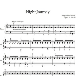 Cornelius Gurlitt - &quot;Voyage nocturne&quot;