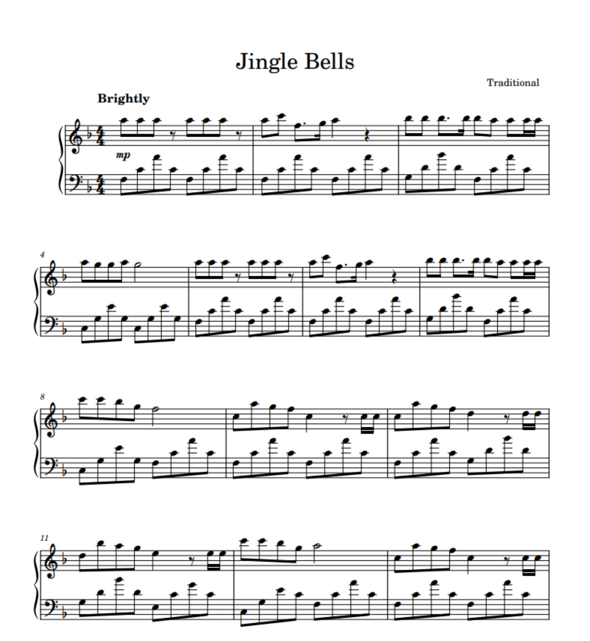 ジングルベル - (楽譜 PDF) - Etsy 日本