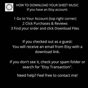 Twinkle Twinkle Little Star – Piano Sheet Music (digital Download) - Etsy