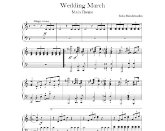 Wedding March – Main Theme | Sheet Music PDF | Digital Download