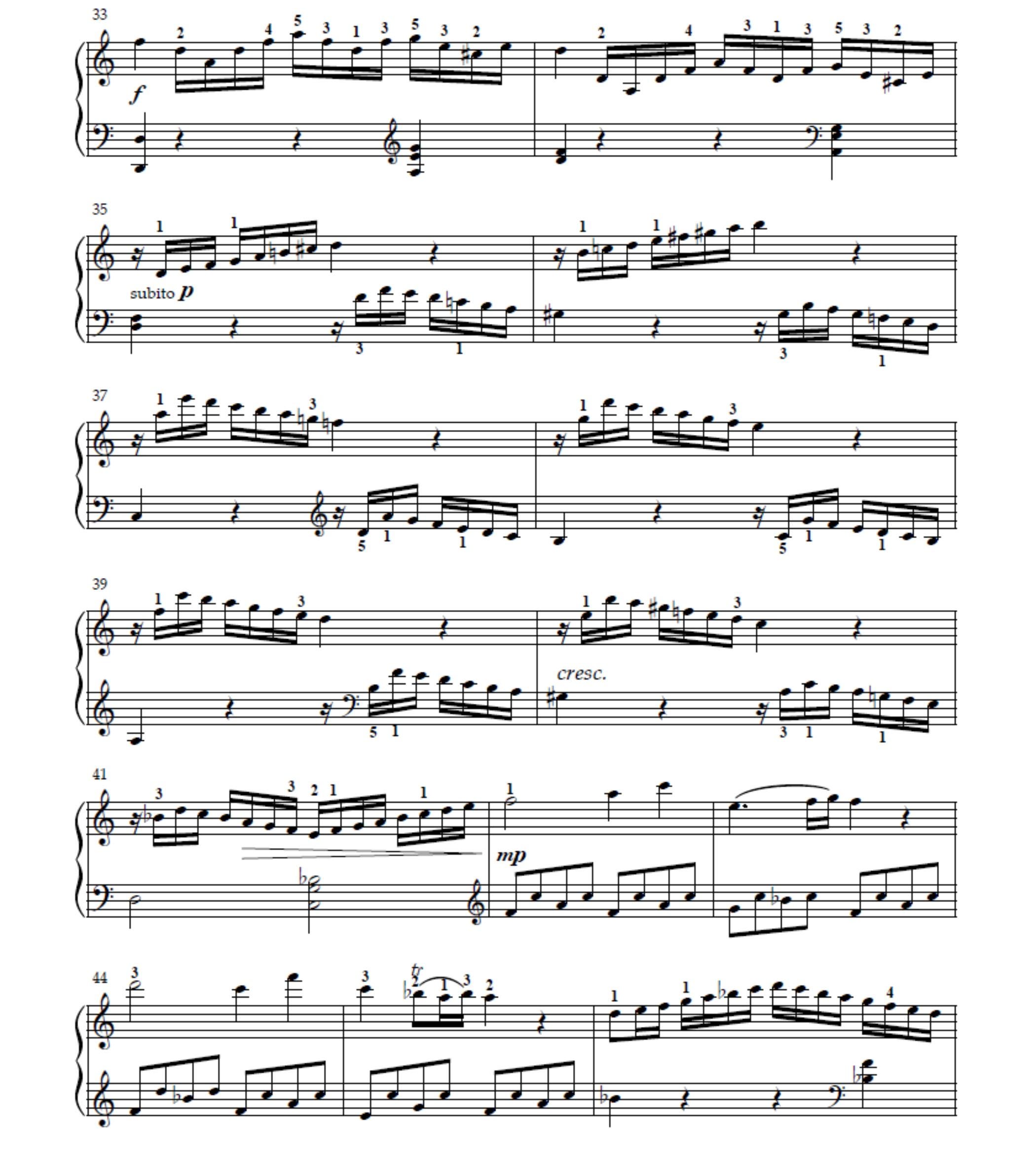 Mozart - Piano Sonata in C Major (first Movement), Piano Sheet Music ...