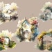Gate Clipart, Spring Gate Clip Art, Door, Png. Digital Watercolor. Free ...